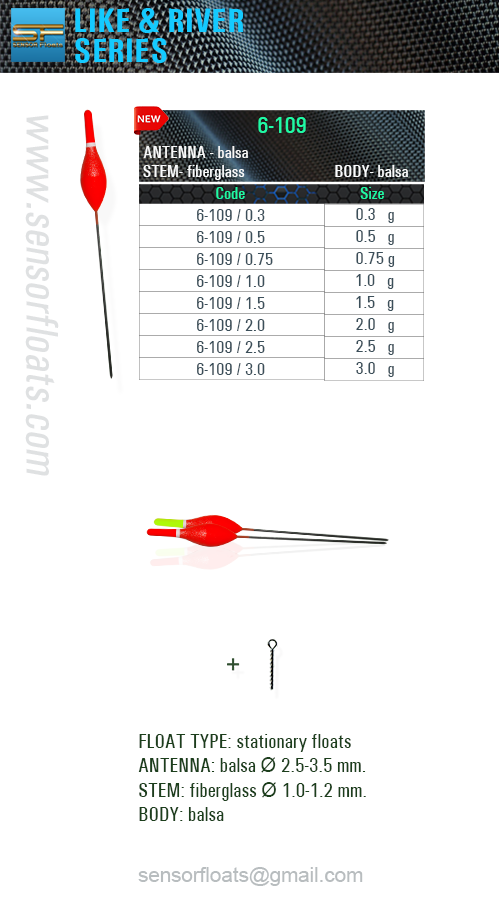 6-109 sf, sensor, 6-109, sensor floats, sensor team, 釣り山車, rybárske plaváky, Fëscherei schwëmmt, carrosses de pesca, veiði fljóta, snámh iascaireachta, צף דיג, риболовни плувки, fishing floats, iasgach ag iasgach, fiske flyter, rybářské plováky, ribolov pluta, flotteurs de pêche, kalastus kelluu, horgász úszók, риболовецькі поплавки, balıkçılık yüzer, ribiški plovec, поплавки, plute de pescuit, visdobbers, fiske flyter, Fischen schwimmt, flotadores de pesca, spławiki, bóias de pesca, αλιεία επιπλέει, galleggianti da pesca, flotteurs de pêche balsa, floats, inline, posen, flotteur, carp, rohacell