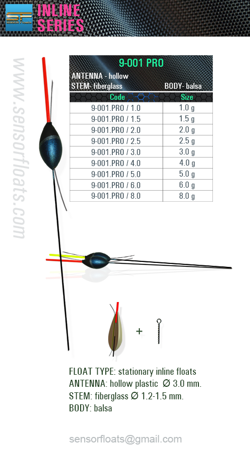 9-001 pro-inline sf, sensor, 9-001 pro, sensor floats, sensor team, 釣り山車, rybárske plaváky, Fëscherei schwëmmt, carrosses de pesca, veiði fljóta, snámh iascaireachta, צף דיג, риболовни плувки, fishing floats, iasgach ag iasgach, fiske flyter, rybářské plováky, ribolov pluta, flotteurs de pêche, kalastus kelluu, horgász úszók, риболовецькі поплавки, balıkçılık yüzer, ribiški plovec, поплавки, plute de pescuit, visdobbers, fiske flyter, Fischen schwimmt, flotadores de pesca, spławiki, bóias de pesca, αλιεία επιπλέει, galleggianti da pesca, flotteurs de pêche balsa, floats, inline, posen, flotteur, carp, rohacell
