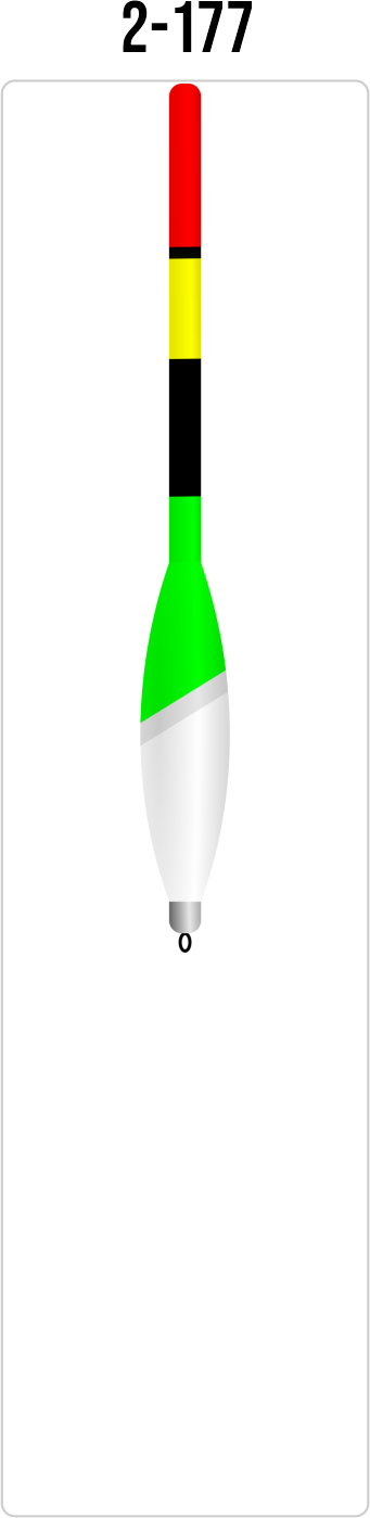 Mini Waggler 2-177 – Teardrop Balsa Float with 5 mm Multicolor Antenna SENSOR FLOATS 2-177 mini waggler with green and white teardrop balsa body, 5 mm hollow multicolor antenna and duralumin bottom fitting with swivel