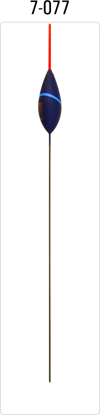 Float 7-077 with solid plastic antenna and balsa teardrop body